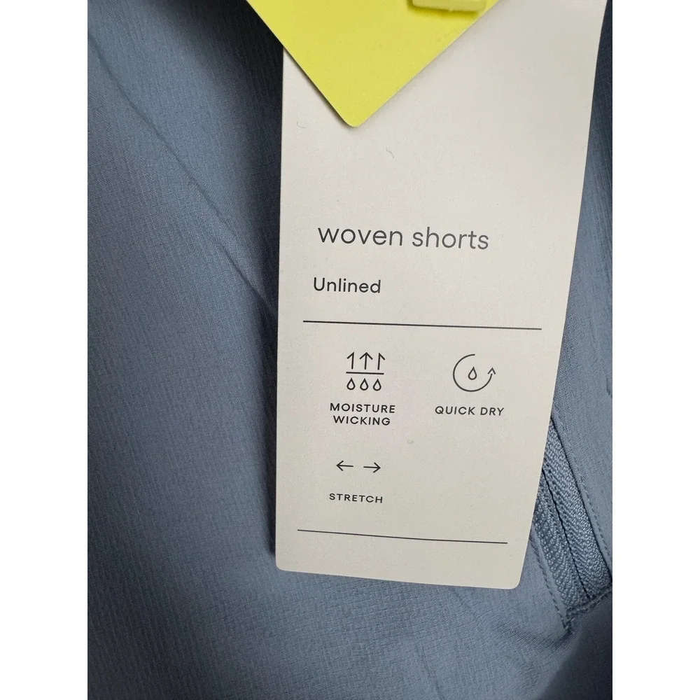All in Motion Mens Woven Shorts Light Blue 7